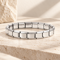The Classico silver modular charm bracelet