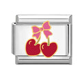 Cherry Bow Charm