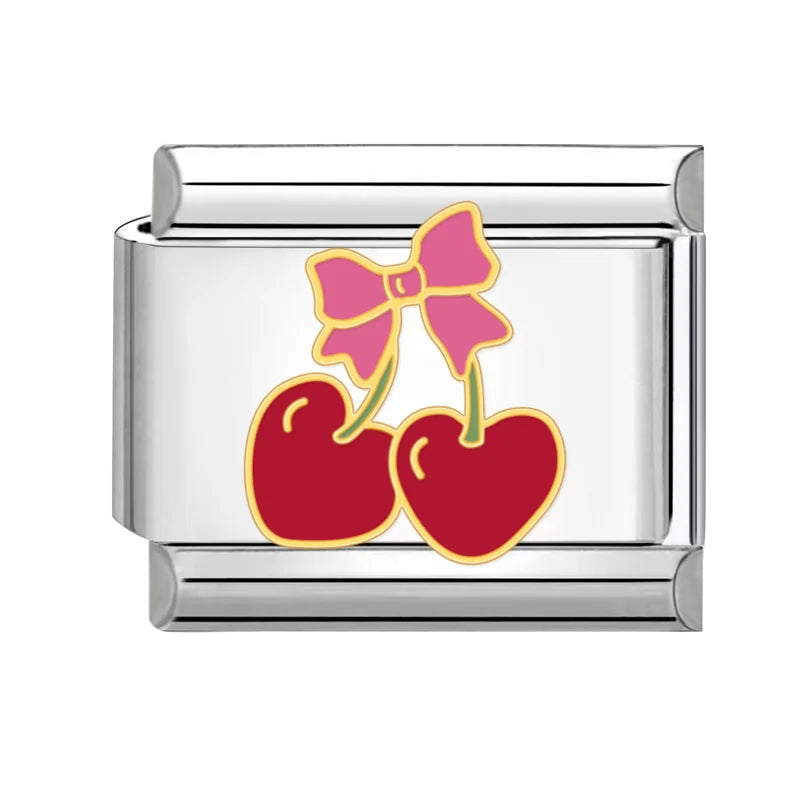 Cherry Bow Charm