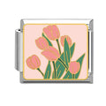 Pink Tulip Charm