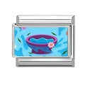 Purple Crab Charm